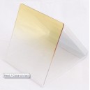Yellow Graduated Colour Square filter