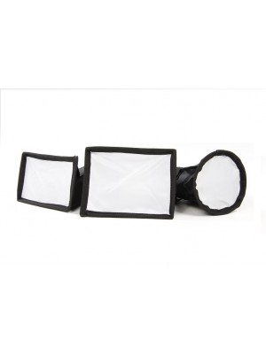 3 set Universal Speedlight Soft Box kit